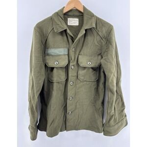 US Military OG 108 Wool Field Shirt Olive Green Vietnam War Vintage Small NEW